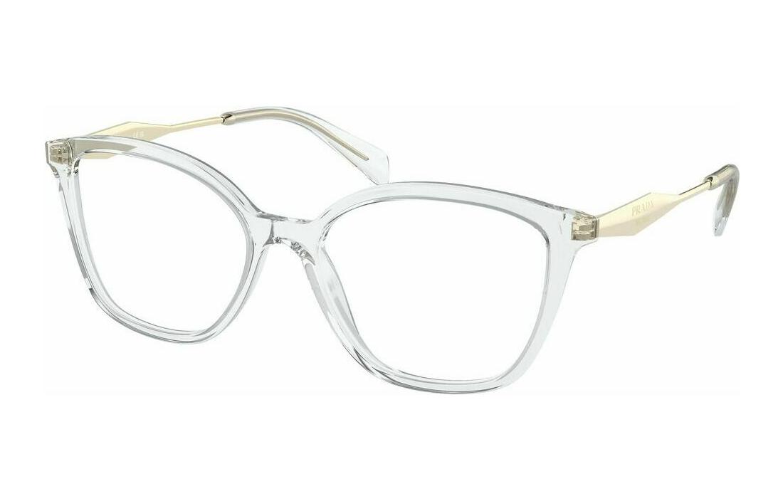 (Women) PRADA  White Cat-Eye Optical Glasses Fashion Trend Frame PR02ZV2AZ1O1