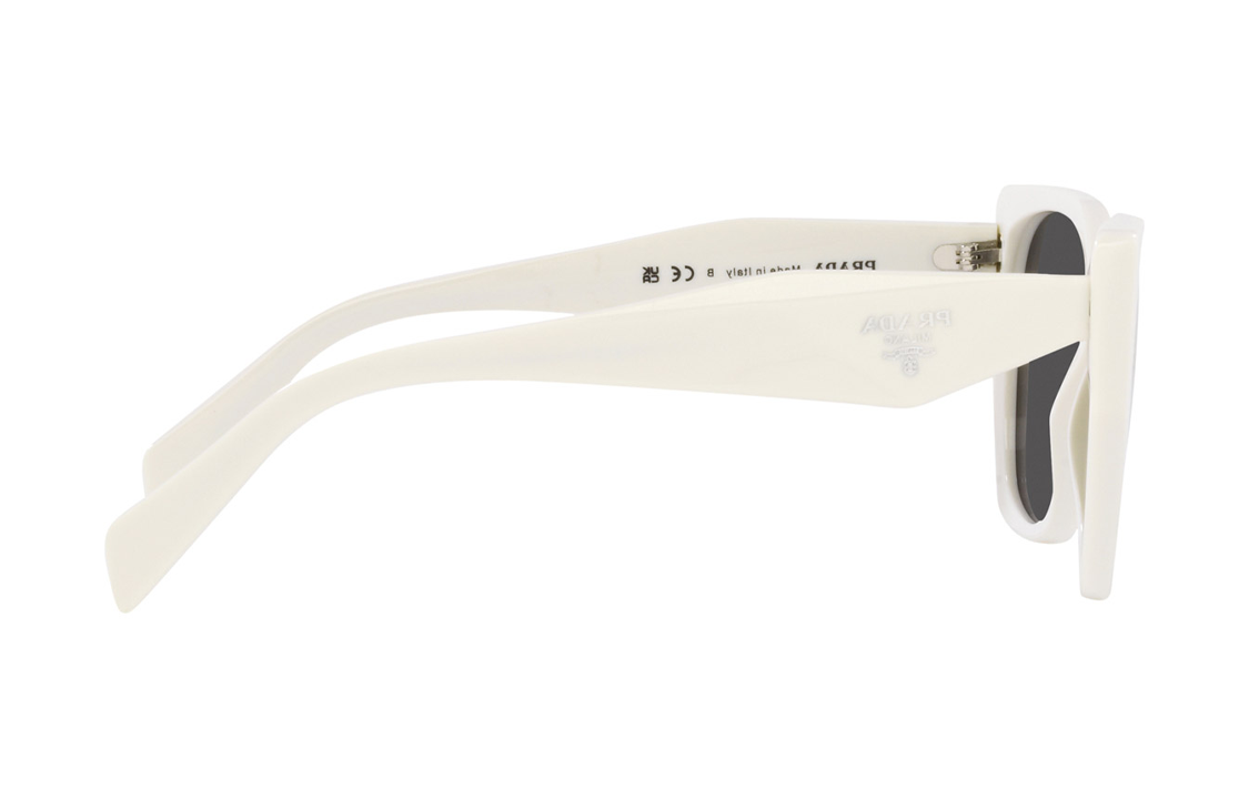 (Women) PRADA  White Irregular Shaped Sunglasses with Lettered Temples. PR19ZSF1425S056 圖 6