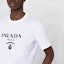 Details for (W) PRADA Camiseta Blanca de Manga Corta con Logo Estampado y Cuello Redondo 35838R-11DN-F0009-S-162