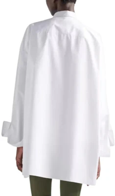 (W) PRADA Baju Putih Lengan Panjang Loose-Fit dengan Pelbagai Poket P414H-1XV2-F0009-S-OOO Shop (W) PRADA Baju Putih Lengan Panjang Loose-Fit dengan Pelbagai Poket P414H-1XV2-F0009-S-OOO