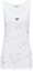 Order (Women) PRADA White Sequin Logo Tank Top. 39546R-13X6-F0009-S-OOO