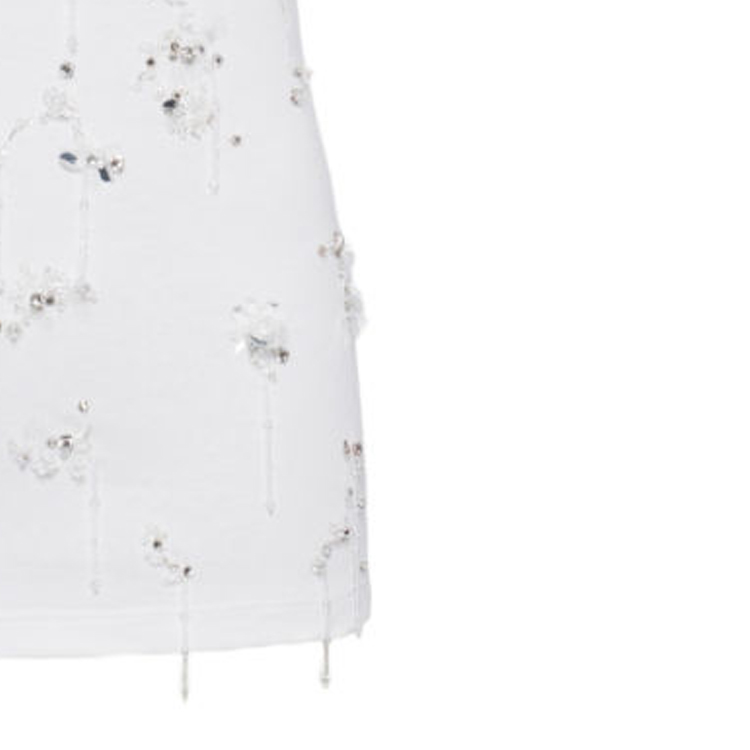 Sizing (Women) PRADA  White Sequin Logo Tank Top. 39546R-13X6-F0009-S-OOO