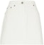 Order (W) PRADA Falda Corta Casual Blanca con Cremallera. GFD177-14LW-SOOOF-0-1CD