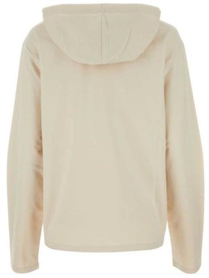 (W) PRADA 白色纯色连帽徽章针织毛衣 134691SOOO14LY-F0018 Lookbook (W) PRADA 白色纯色连帽徽章针织毛衣 134691SOOO14LY-F0018