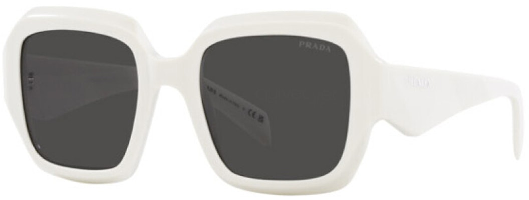 (W) PRADA 白色方形太陽眼鏡附側邊標誌設計。 PR28ZS17K08Z Order (W) PRADA 白色方形太陽眼鏡附側邊標誌設計。 PR28ZS17K08Z