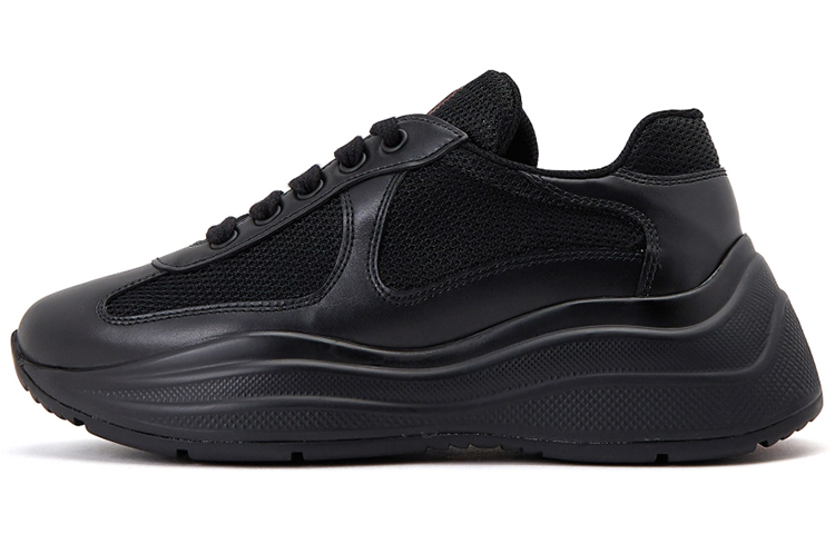 Buy (W) 普拉达美洲杯黑色运动鞋 3E6420-6GW-F0002