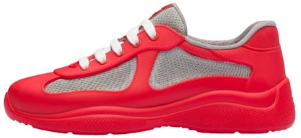 (Women) Prada America's Cup 'Red Fashion Low-Top' 3E6500_3LLJ_F0011_F_025 (Women) Prada America's Cup 'Red Fashion Low-Top' 3E6500_3LLJ_F0011_F_025