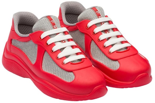 (W) 普拉达美国杯“红色时尚低帮鞋” 3E6500_3LLJ_F0011_F_025 Lookbook (W) 普拉达美国杯“红色时尚低帮鞋” 3E6500_3LLJ_F0011_F_025