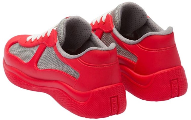 (W) 普拉达美国杯“红色时尚低帮鞋” 3E6500_3LLJ_F0011_F_025 Purchase (W) 普拉达美国杯“红色时尚低帮鞋” 3E6500_3LLJ_F0011_F_025