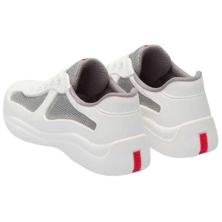 Purchase (W) 프라다 아메리카컵 화이트 로우탑 스니커즈 3E6500_3LLJ_F0009_F_025