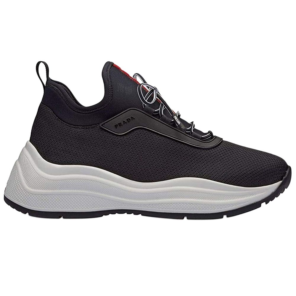 Order (W) Prada America''s Cup Sneakers ''Schwarzes Neopren'' 3E6425-3KTP-F0967
