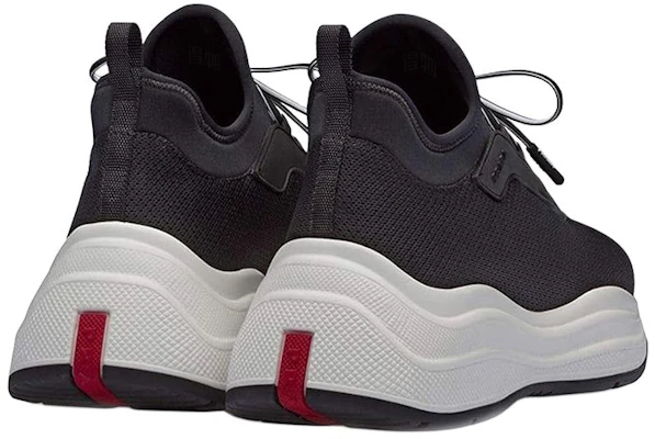 (W) Prada America''s Cup Sneakers ''Schwarzes Neopren'' 3E6425-3KTP-F0967 Shop (W) Prada America''s Cup Sneakers ''Schwarzes Neopren'' 3E6425-3KTP-F0967