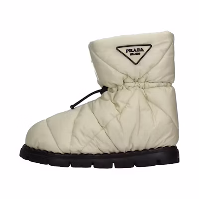 (W) Prada Ankle Snow Boots 'Beige'