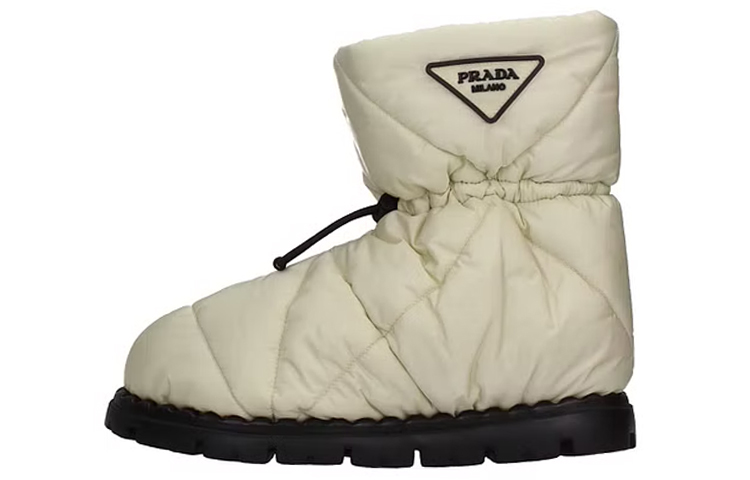 (Women) Prada Ankle Snow Boots 'Beige' 1U686M_3LGO_F0304_F_020