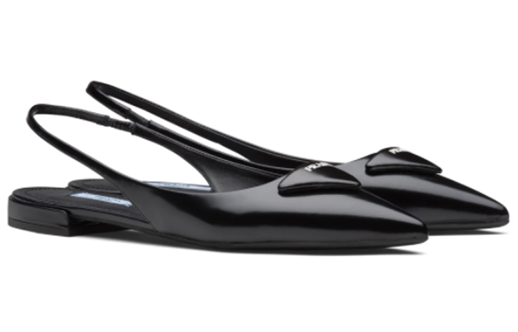 (W) Prada Ballet Flats 'Black Patent Leather' 圖 3