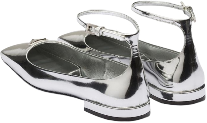 (W) Prada Ballet Flats 'Logo Metal - Perak' 1F036N_3AU1_F0118_F_010 Purchase (W) Prada Ballet Flats 'Logo Metal - Perak' 1F036N_3AU1_F0118_F_010