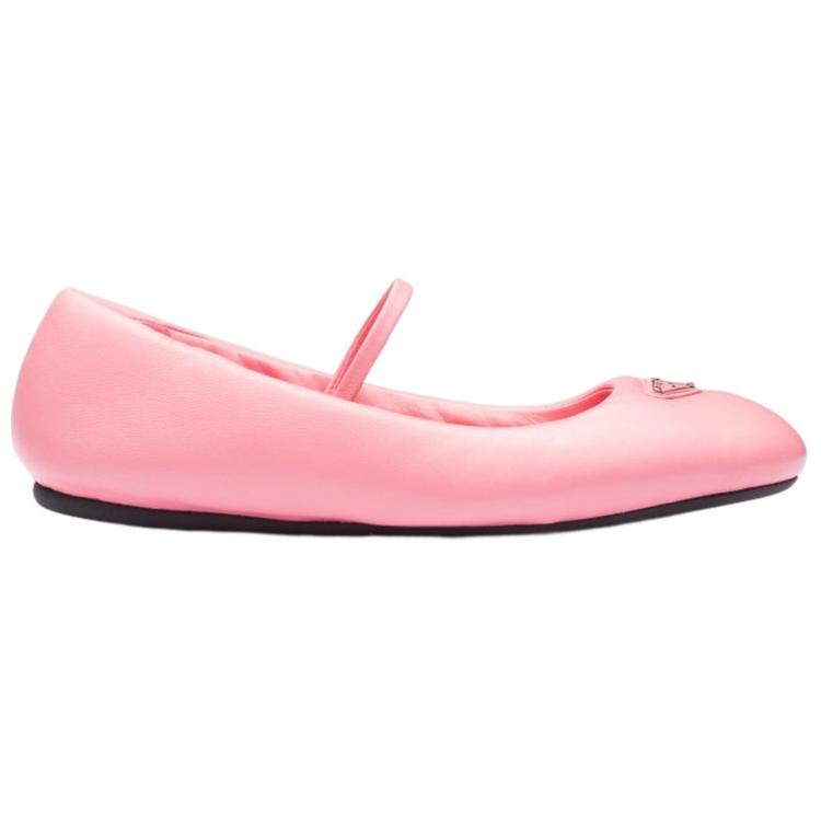 (W) Prada Ballet Flats 'Pink Logo' 圖 2