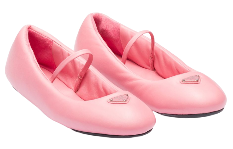 (W) Prada Ballet Flats 'Pink Logo' 圖 3