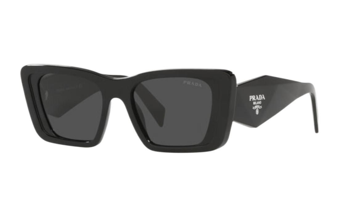 (Women) PRADA Black Butterfly Logo Print  Sunglasses PR-08YS1AB5S0