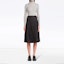 Lookbook (Women) PRADA Black Pleated Casual Skirt with Solid Color Buckle Detail. 21H859S2011WQ8-F0002