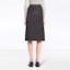 Purchase (Women) PRADA Black Pleated Casual Skirt with Solid Color Buckle Detail. 21H859S2011WQ8-F0002