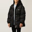Purchase (Women) PRADA Black Re-Nylon Fitted Puffer Jacket with Zip and Fleece Lining. 29Y966-1WQ8-F0002