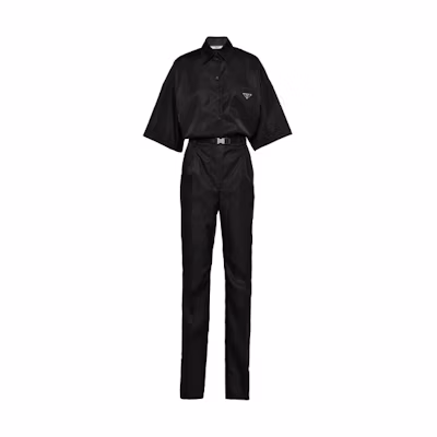 (Women) PRADA Black Re-Nylon Jumpsuit 230653-1WQ8-F0002-S-211
