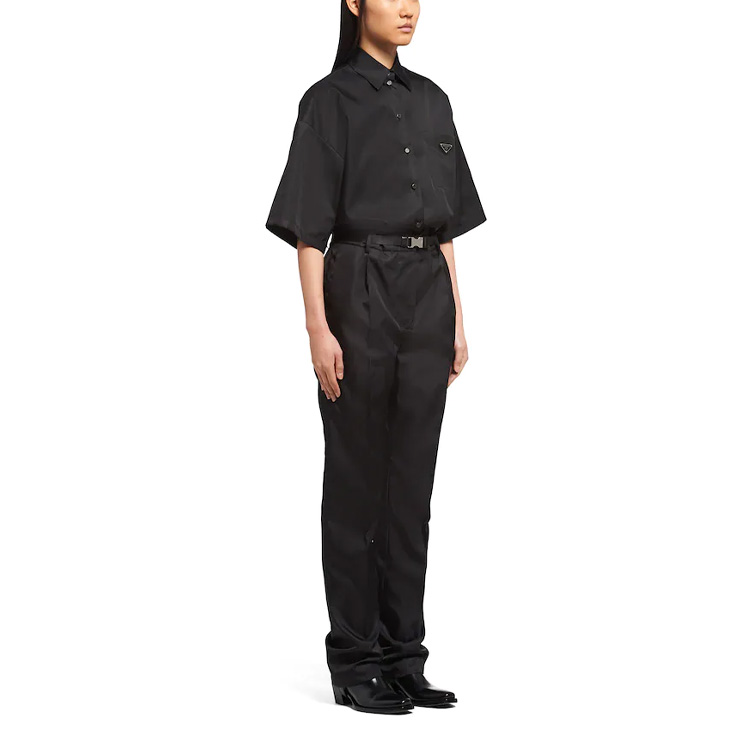 Purchase (Women) PRADA Black Re-Nylon Jumpsuit 230653-1WQ8-F0002-S-211