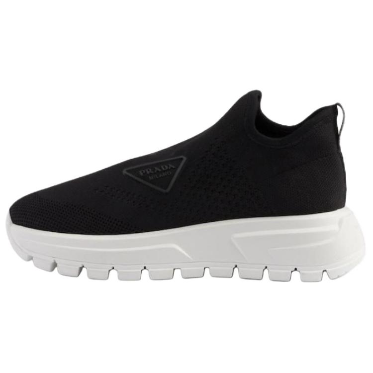 (Women) PRADA Black Slip-On Round-Toe Casual Low-Top Shoes 1S618N_3KK5_F0632_F_045