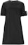 Buy (Women) PRADA Black Solid Color A-Line Short Sleeve Dress 230620-1WQ8-F0002