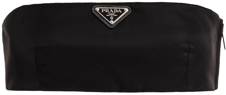 (W) PRADA 黑色三角標誌露肩上衣 240707-1WQ8-F0002-S-212 Order (W) PRADA 黑色三角標誌露肩上衣 240707-1WQ8-F0002-S-212