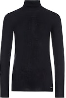(Women) Prada Black Turtleneck Wool Knit Sweater P26350-1RZR-F0002-S-192 (Women) Prada Black Turtleneck Wool Knit Sweater P26350-1RZR-F0002-S-192