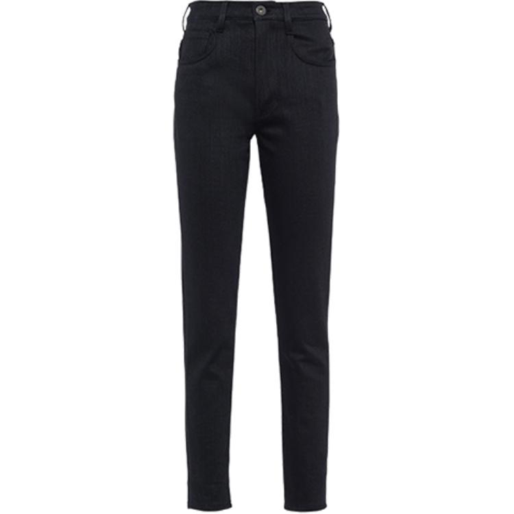 (Women) PRADA Black Zip Stretch Denim Jeans GFP456-1W42-F0557-S-202