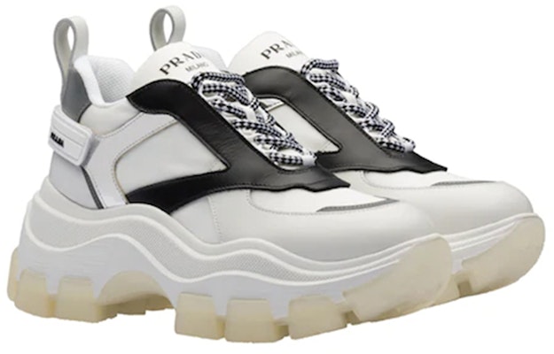 (Women) Prada Block 'White' 1E586L-3L2H-F0964-F-075 Order (Women) Prada Block 'White' 1E586L-3L2H-F0964-F-075