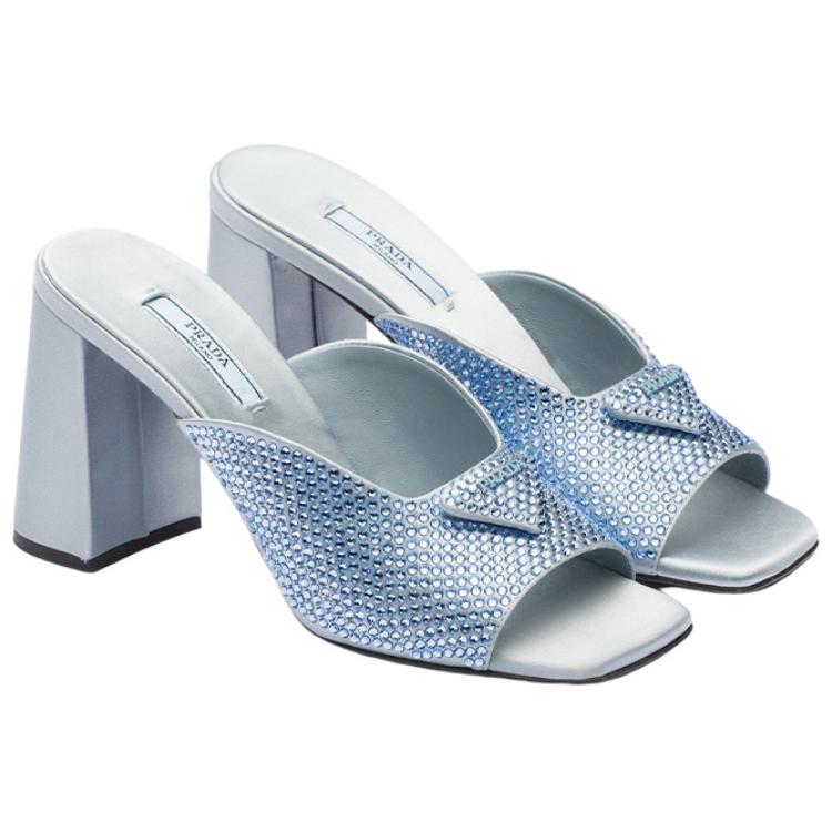 Lookbook (W) Prada Talons Carrés Mode Mules ''Cristal Bleu'' 1XX642_2AWL_F0076_F_085