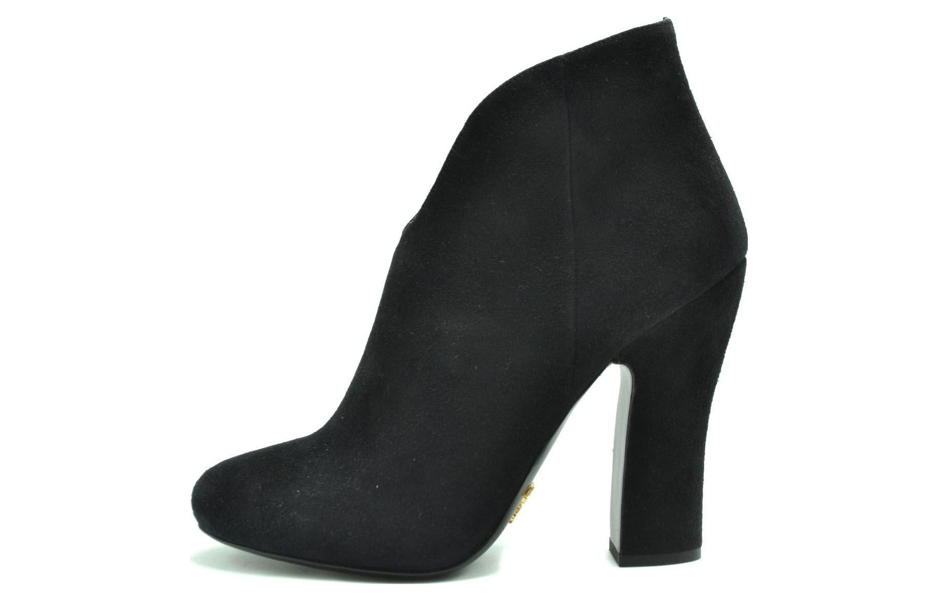Buy (W) Prada Stiefel Schwarz ''Bequeme Freizeit High-Heel'' 1T762L_008_F0002