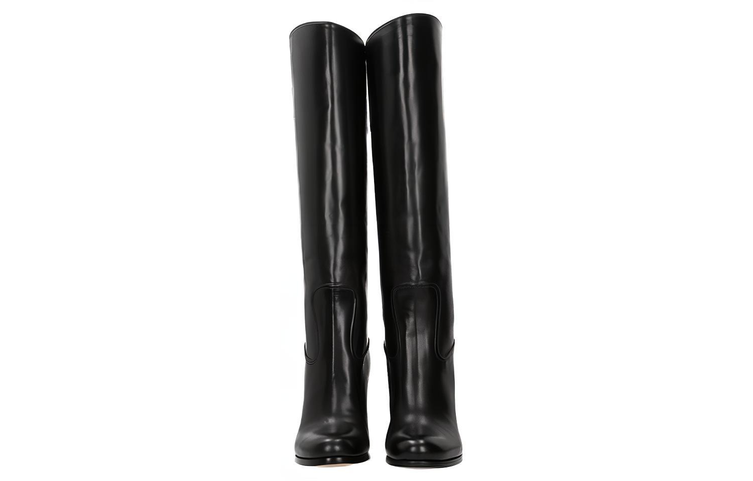 Shop (Women) Prada Boots 'Black Leather' 1W078F_UZE_F0002