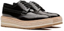 Order (W) Kasut Kulit Berus Microsole Trim Brogue Prada 'Hitam' 1E722E_055_F0002_F_D030
