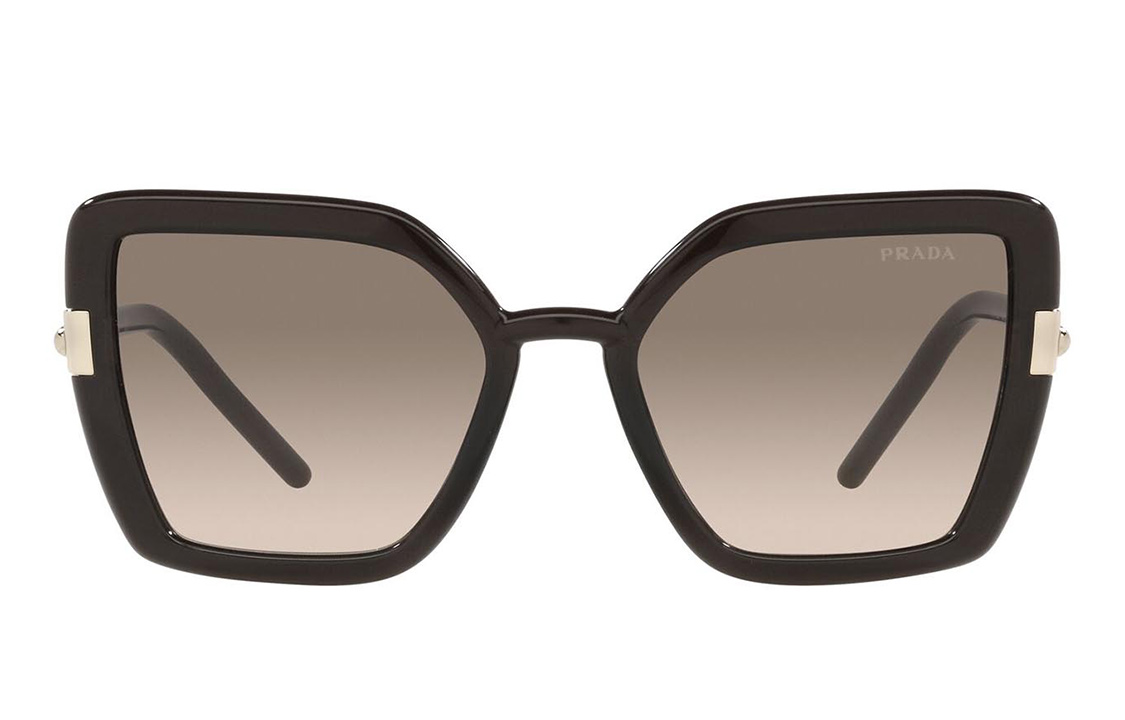 (Women) PRADA Brown Square Sunglasses for Women PR09WS05M3D0