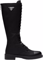 (Women) Prada Brushed Leather and Re-Nylon Boot 'Black' 1W906M-3LLB-F0002 (Women) Prada Brushed Leather and Re-Nylon Boot 'Black' 1W906M-3LLB-F0002