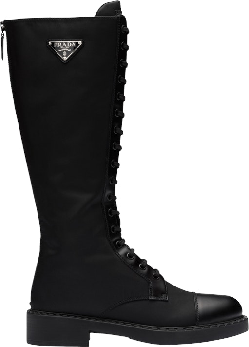 prada-brushed-leather-and-re-nylon-boot-black-women