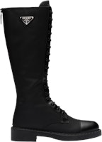 (Women) Prada Brushed Leather and Re-Nylon Boot 'Black'  1W906M-3LLB-F0002 (Women) Prada Brushed Leather and Re-Nylon Boot 'Black'  1W906M-3LLB-F0002