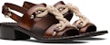 (W) Sandal Prada Kulit Brushed 'Coklat' 1X190M_P39_F0005_F_A040