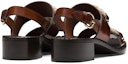 Lookbook (W) Sandal Prada Kulit Brushed 'Coklat' 1X190M_P39_F0005_F_A040