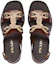 Shop (W) Prada Geborsteld Leren Sandalen ''Bruin'' 1X190M_P39_F0005_F_A040