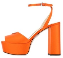 (Women) Prada Buckle Fashion Sandals 'Orange' 1XP48B_F115_049_F_0049 (Women) Prada Buckle Fashion Sandals 'Orange' 1XP48B_F115_049_F_0049