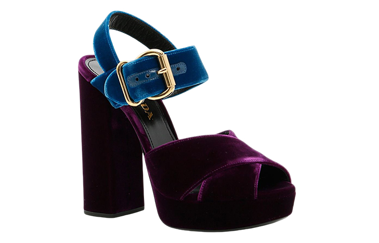 (W) Prada Buckle Sandals 'Burgundy' 圖 3