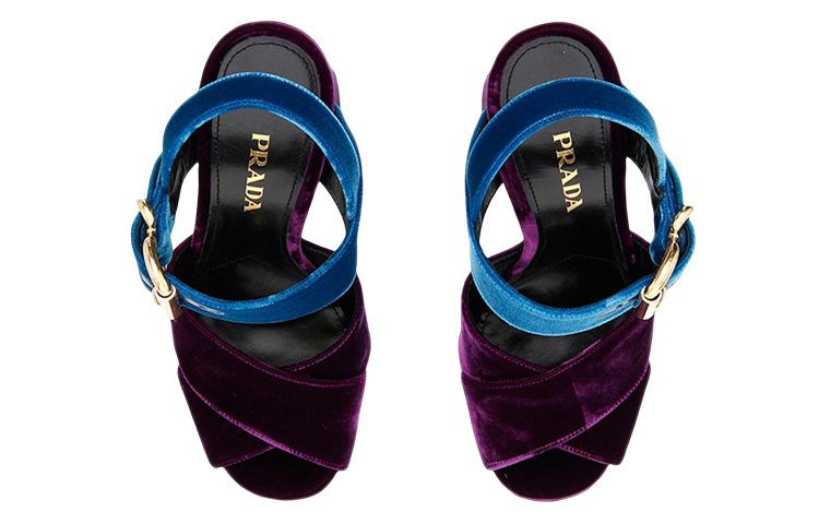 (W) Prada Buckle Sandals 'Burgundy' 圖 4