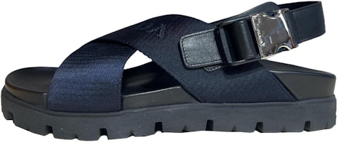 (Women) Prada Buckle Toe Sandal 'Blue' 2X3054-3L6E-F073A (Women) Prada Buckle Toe Sandal 'Blue' 2X3054-3L6E-F073A