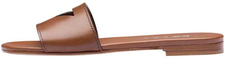 (Women) Prada Calfskin Cutout Strap Slide 'Brandy' 1XX497_3A6H_F0134_F-_010 (Women) Prada Calfskin Cutout Strap Slide 'Brandy' 1XX497_3A6H_F0134_F-_010